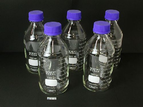Botellones de Vidrio para Solventes de HPLC