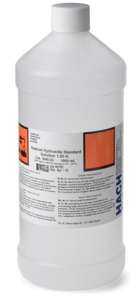 Solución estándar de hidróxido de sodio, 1000 N, 1 L