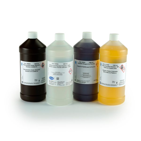Solución Buffer pH 10.1 para Dureza, Quelantes y Fenoles, 500 ml
