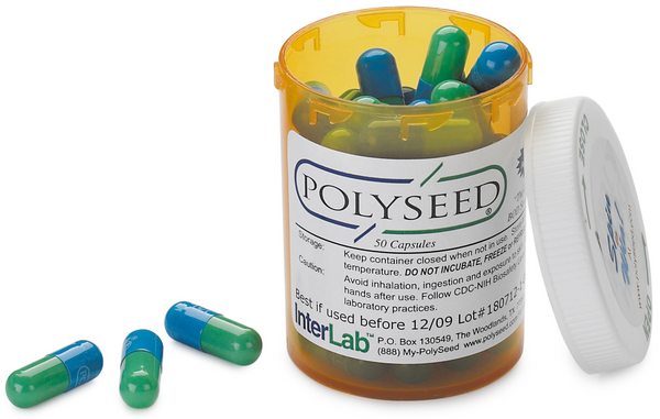 Inoculante Polyseed para DBO5, 50 capsulas