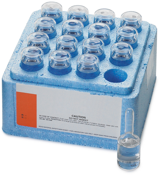 Solución Estándar de Alcalinidad NIST, 25000 mg/L CaCO3, 16 ampollas de 10ml c/1