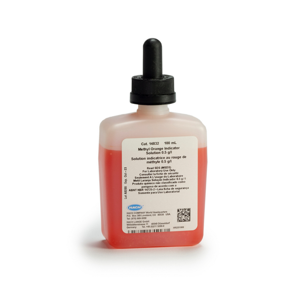 Indicador Naranja de Metilo para Valoraciones de Acidez, 100ml