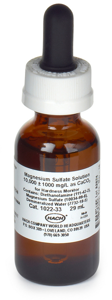 Solución Estándar de Sulfato de Magnesio, 10000 mg/l como CaCO3, 29 ml