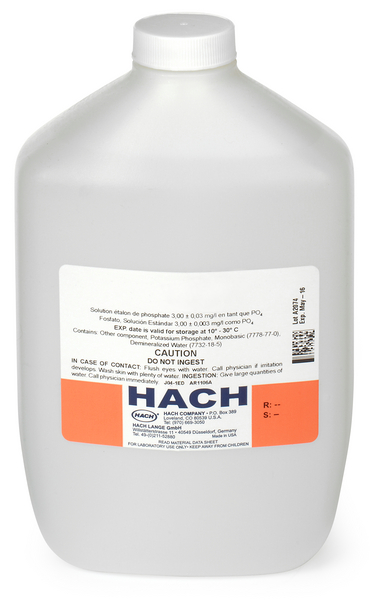 Solución Estándar de Dureza NIST, 0.50 mg/l de CaCO3, 946 ml